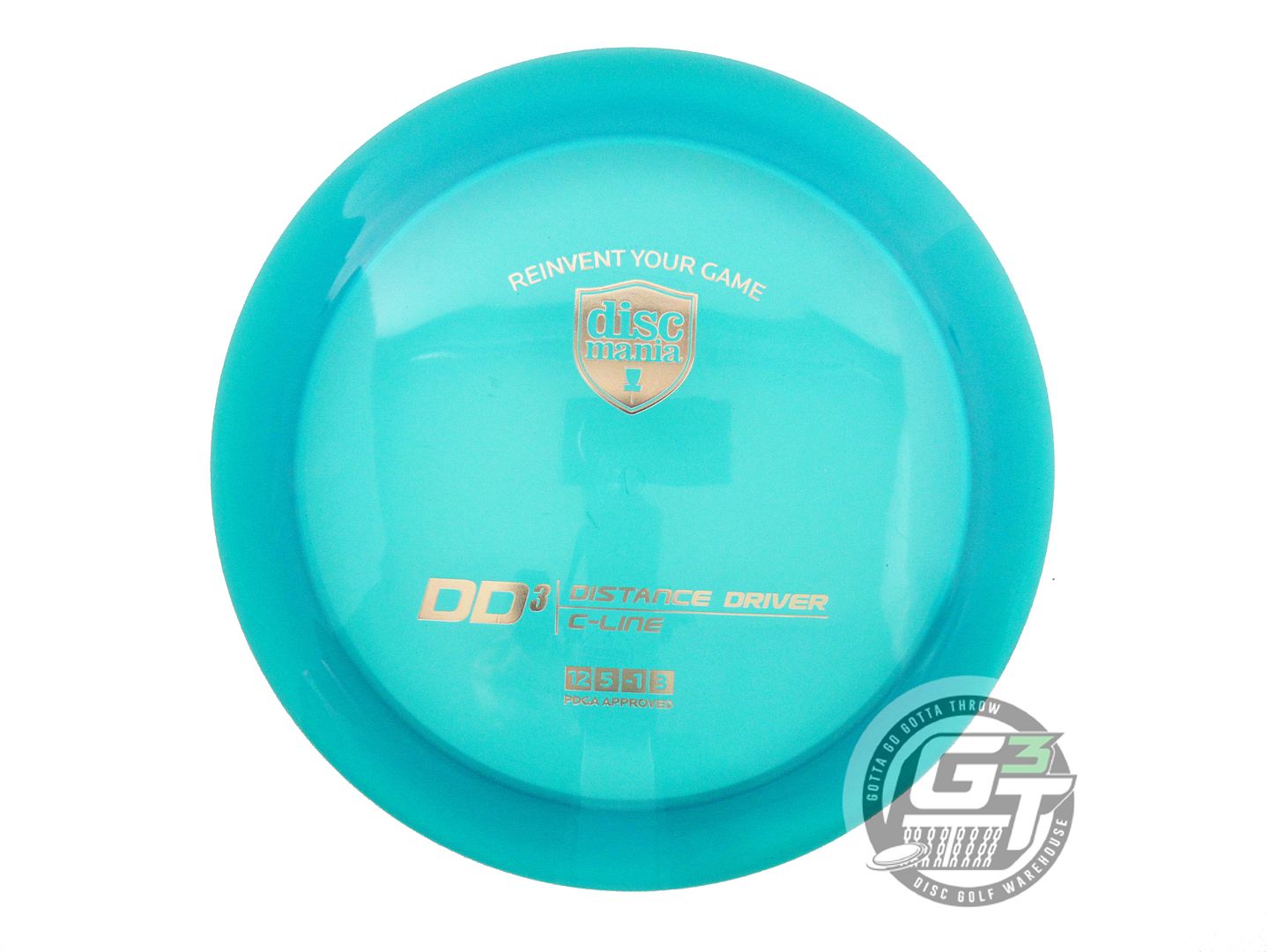 NOS DiscMania C-Line DD3 174g Blue Gold Foil Distance Driver Golf Disc