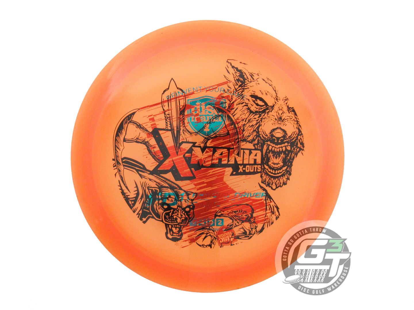 USED DiscMania X-OUT C-Line FD1 175g Orange Fairway Driver Golf Disc