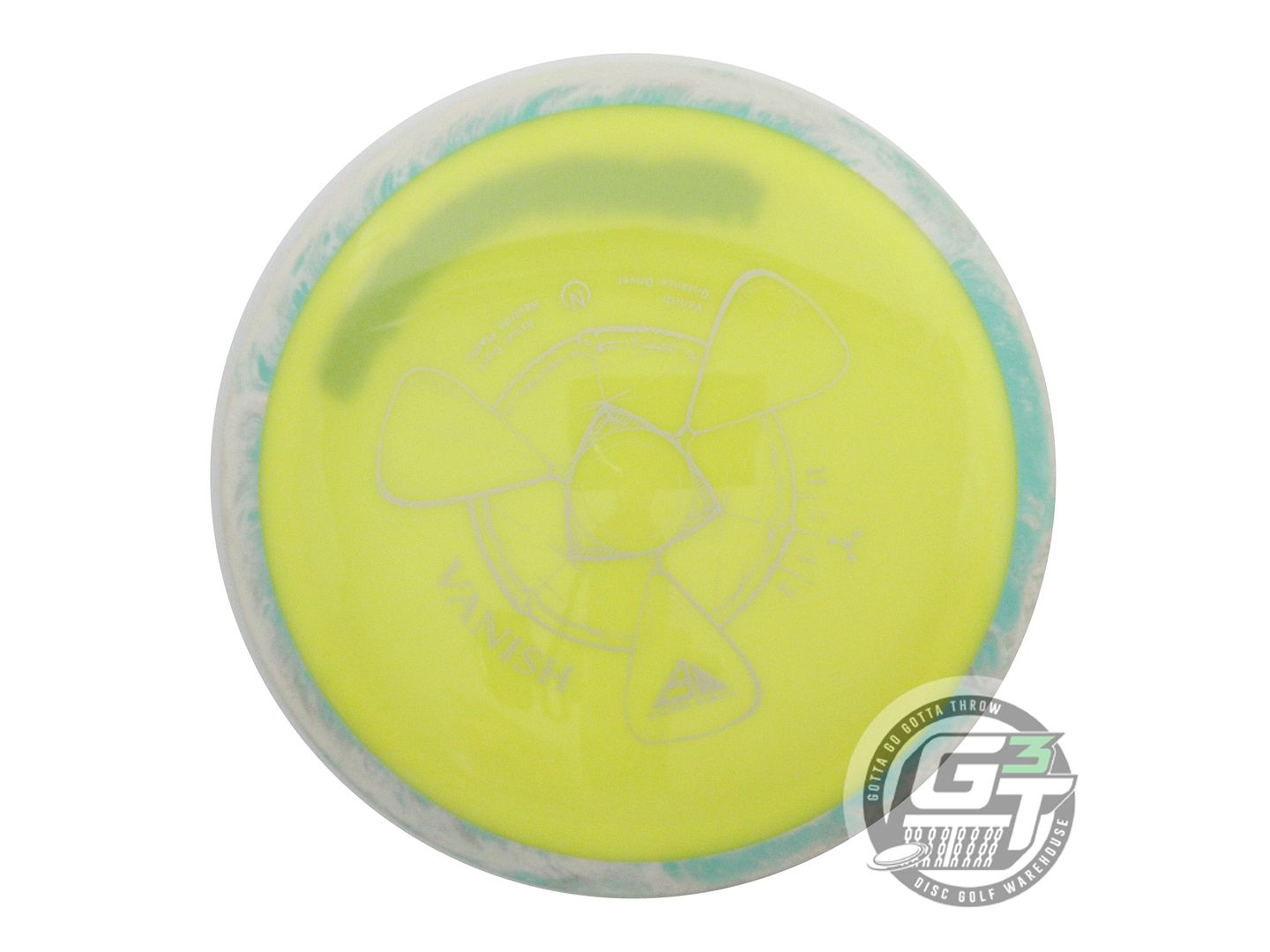 USED Axiom Discs Neutron Vanish 174g Yellow Seafoam Rim Driver Golf Disc