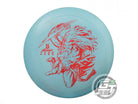 USED Discraft Big Z Zeus 175g Teal Red Weave Foil Distance Driver Golf Disc