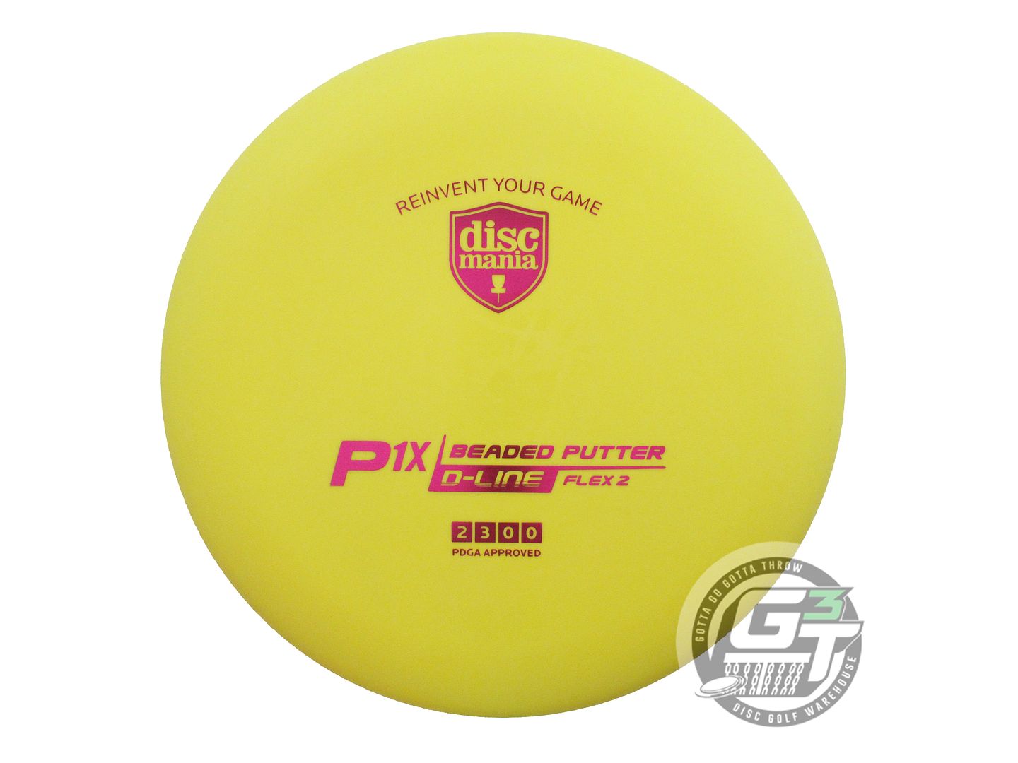 Discmania Originals D-Line Flex 2 P1x Beaded Putter Golf Disc (Individually Listed)