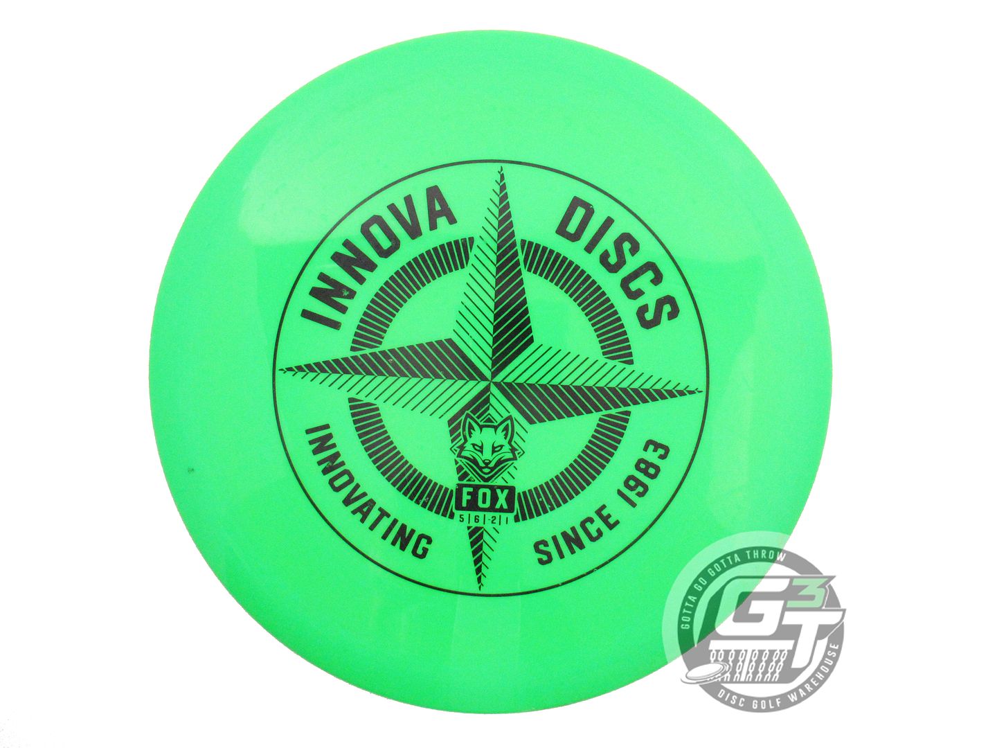 USED Innova FIRST RUN Star Fox 172g Green Black Stamp Midrange Golf Disc