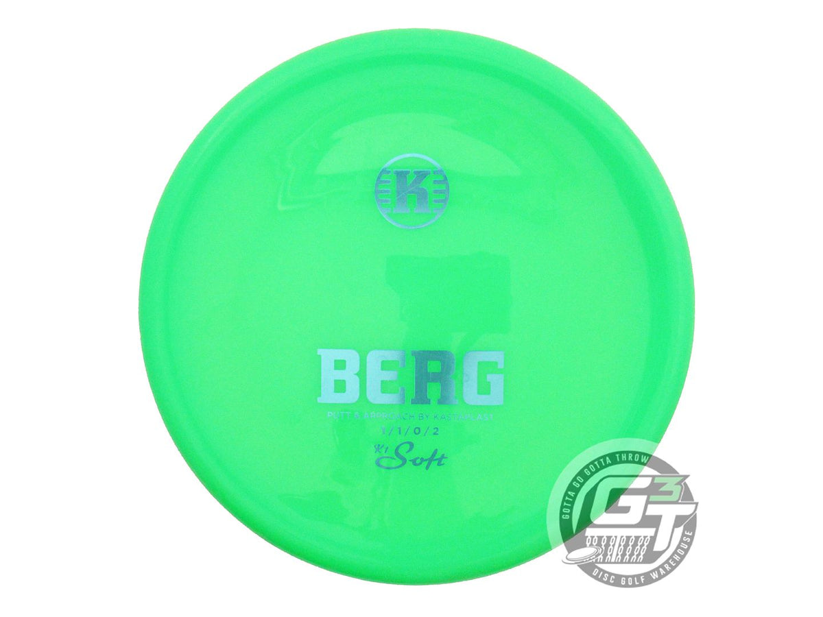 USED Kastaplast K1 Soft Berg 174g Green Aqua Foil Putter Golf Disc