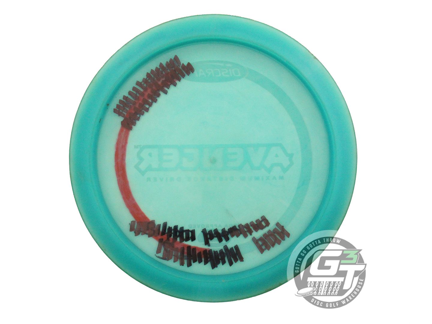 USED Discraft Z Avenger 174g Seafoam White Stamp Distance Driver Golf Disc