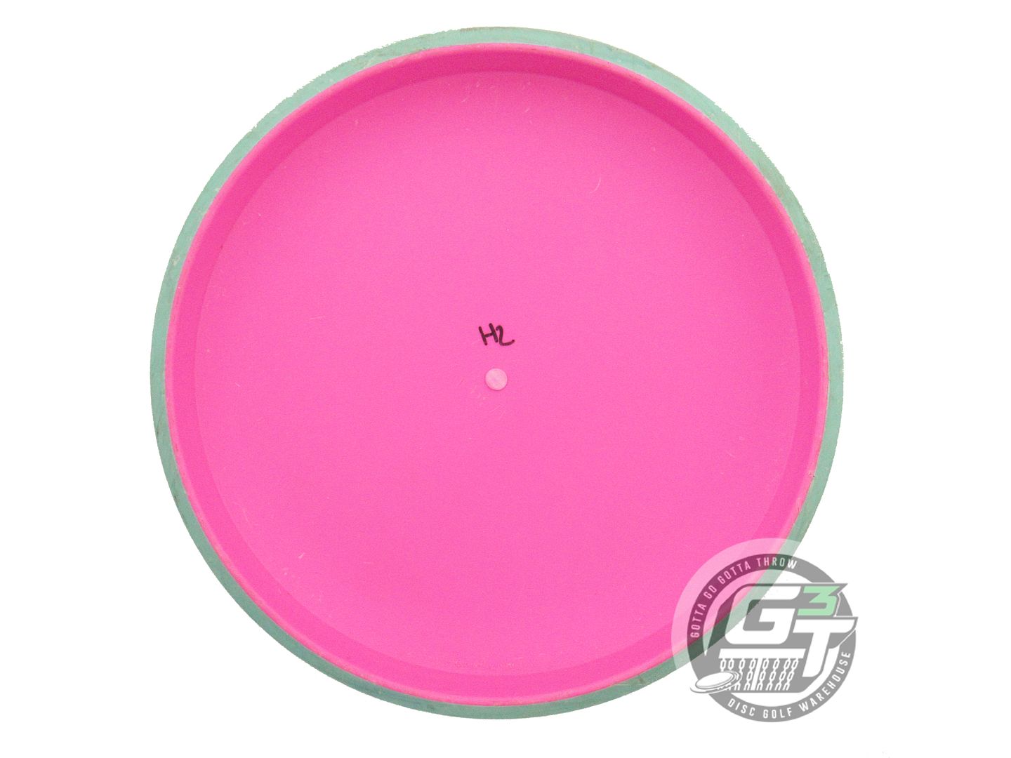 USED Axiom Discs Electron Pixel 173g Pink Green Rim Putter Golf Disc