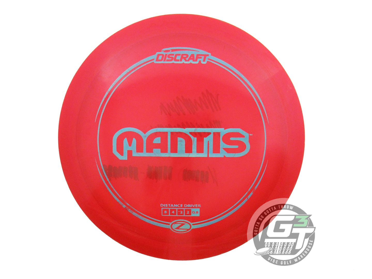 USED Discraft Z Mantis 177g Red Blue Holo Foil Fairway Driver Golf Disc