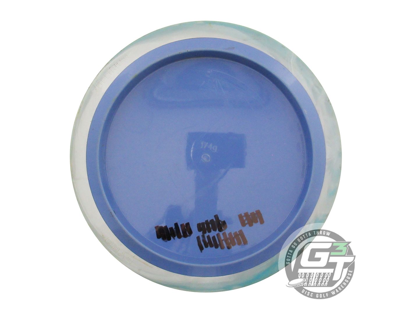 USED Axiom Discs Neutron Delirium 174g Blue Gray Rim Distance Driver Golf Disc