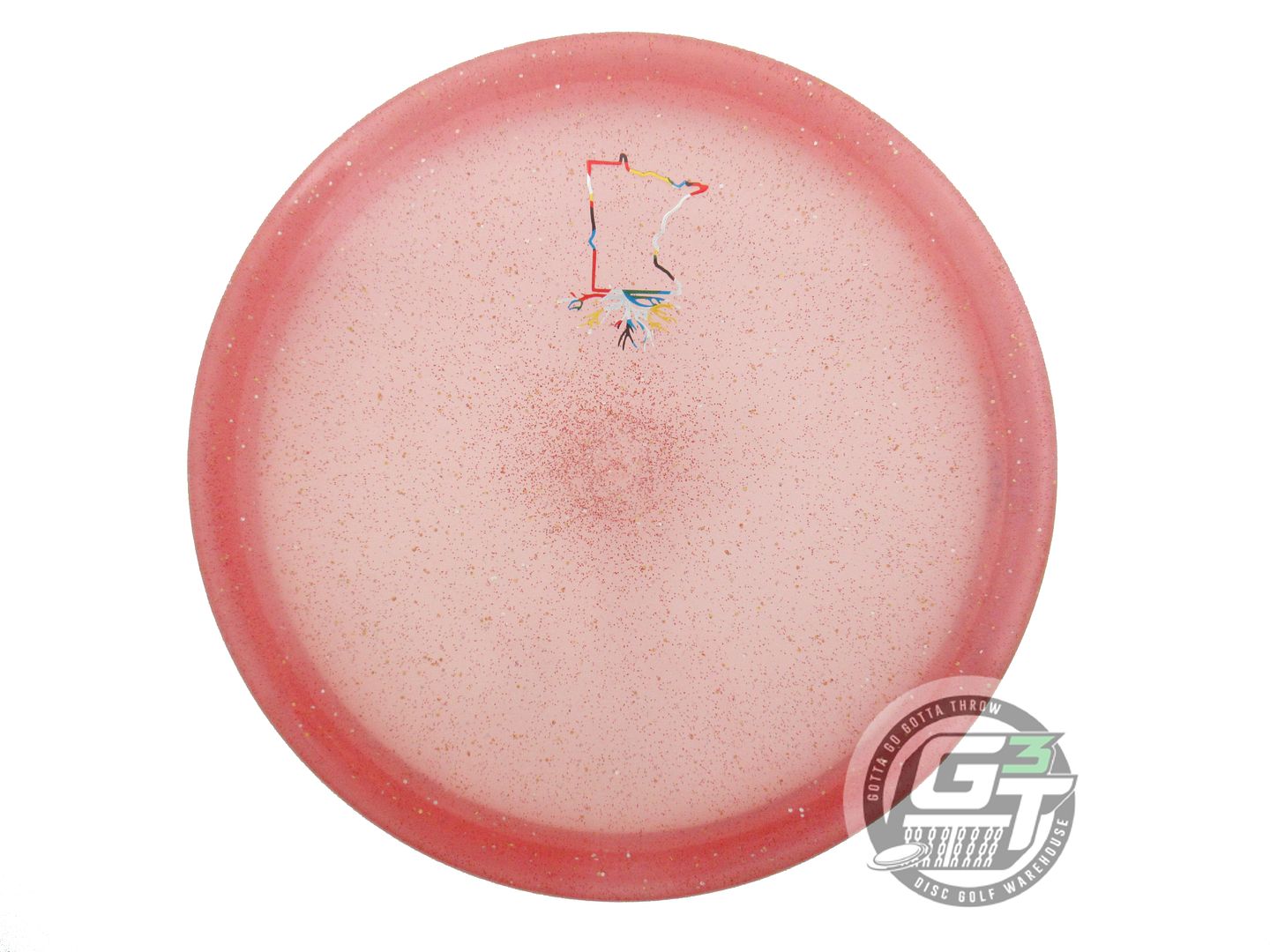 NOS Above Ground Level Alpine Spruce 175g Pink Sparkle Midrange Golf Disc