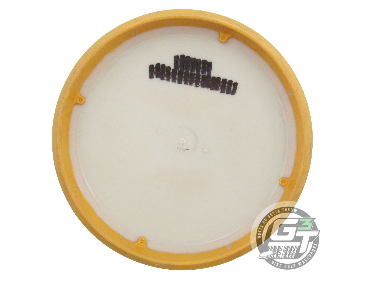 USED Innova XT Nova 175g White Yellow Stamp Yellow Rim Putter Golf Disc