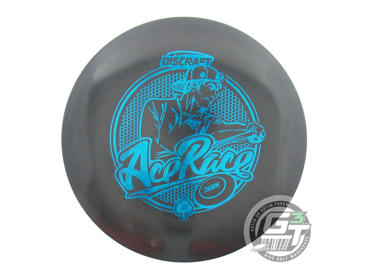 USED Discraft [ACE RACE] ESP Sol 176g Black Blue Foil Midrange Golf Disc