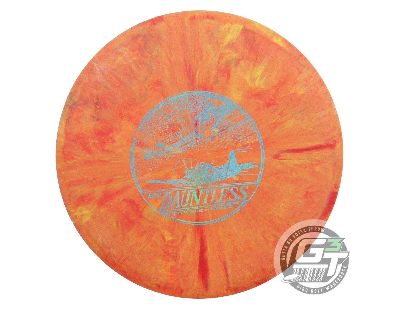 USED Lightning DAUNTLESS Standard #1 Hookshot 165g Orange Fairway Driver Disc