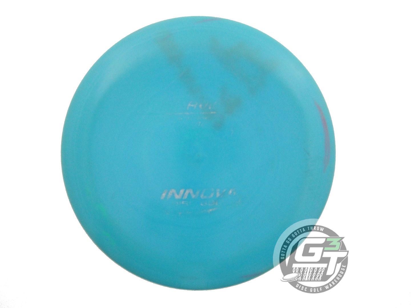 USED Innova Star Aviar 166g Teal Wiped Stamp Putter Golf Disc