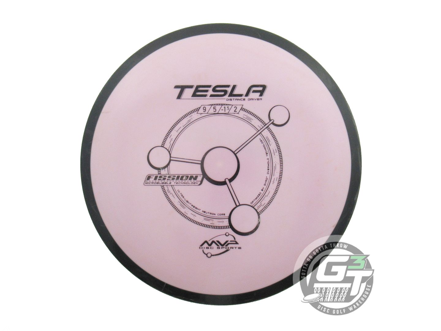 USED MVP Disc Sports Fission Tesla 164g Lilac Distance Driver Golf Disc