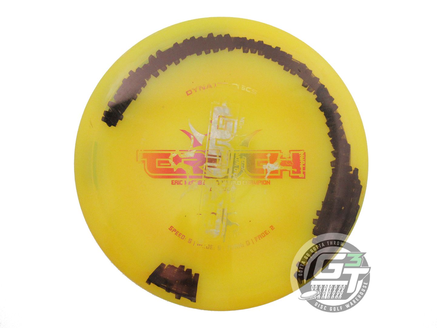 USED Dynamic Discs X-OUT Lucid Truth 178g Marigold Midrange Golf Disc