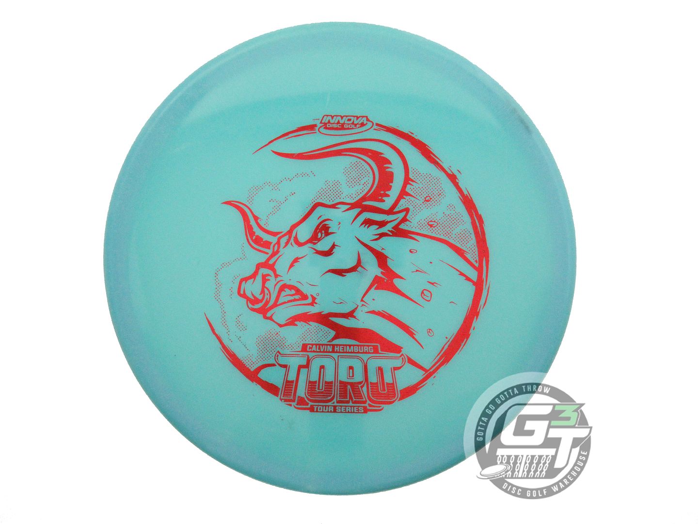USED Innova [HEIMBURG] Glow Champion Toro 176g Teal Red Foil Midrange Golf Disc