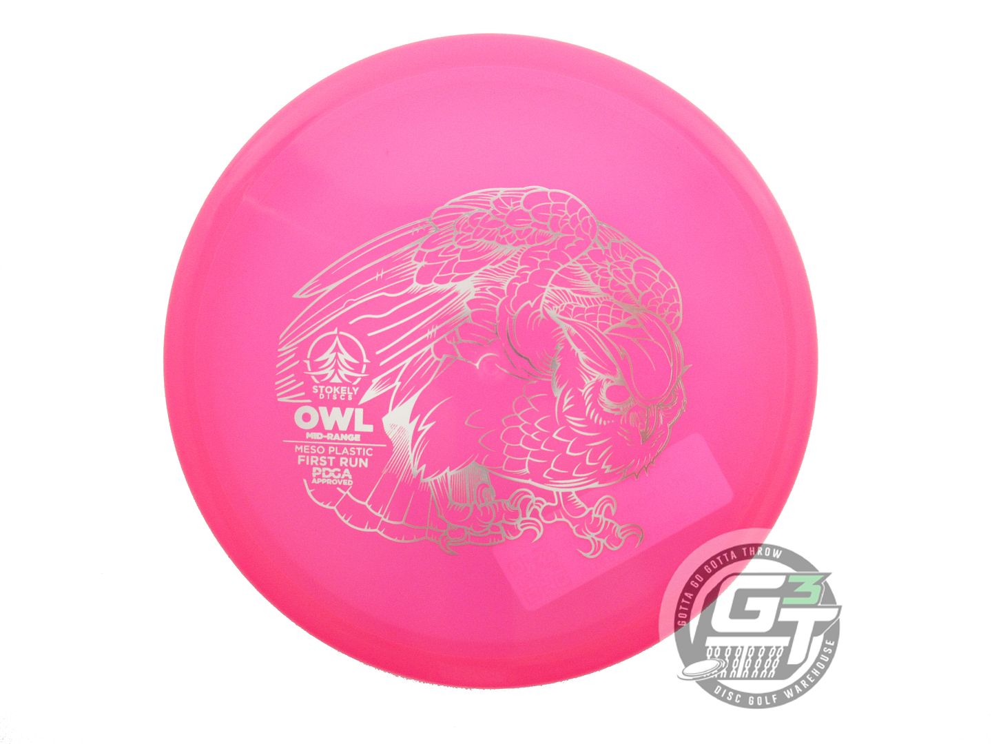 Stokely First Run Meso Owl Midrange Golf Disc (Individually Listed)