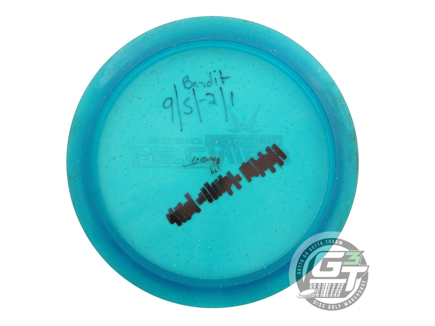 USED Legacy Discs X-OUT Pinnacle Bandit 174g Blue Fairway Driver Golf Disc
