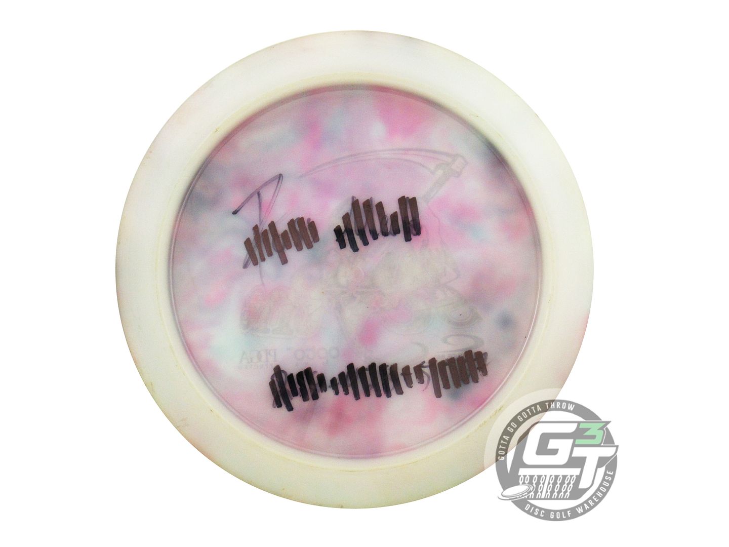 USED Latitude 64 Opto Scythe 173g White HOME DYED Distance Driver Golf Disc