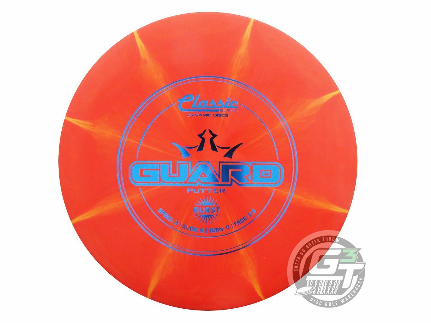 Dynamic Discs Classic Blend Burst Guard Putter Golf Disc (Individually Listed)