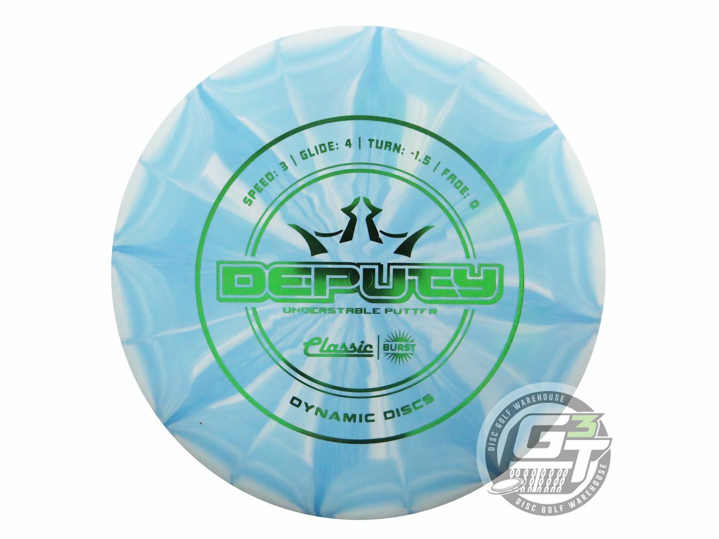 Dynamic Discs Classic Line Burst Deputy Putter Golf Disc (Individually Listed)