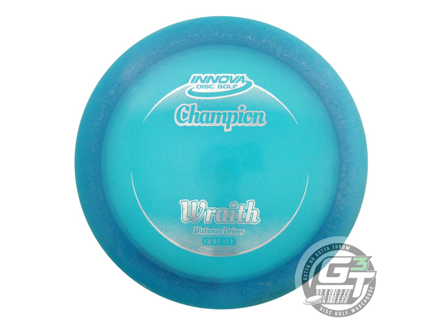 USED Innova Champion Wraith 164g Blue Silver Foil Distance Driver Golf Disc