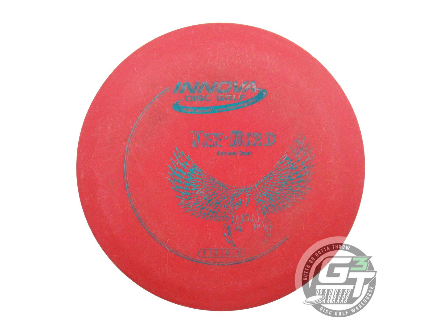 USED Innova DX Teebird 167g Red Blue Foil Fairway Driver Golf Disc