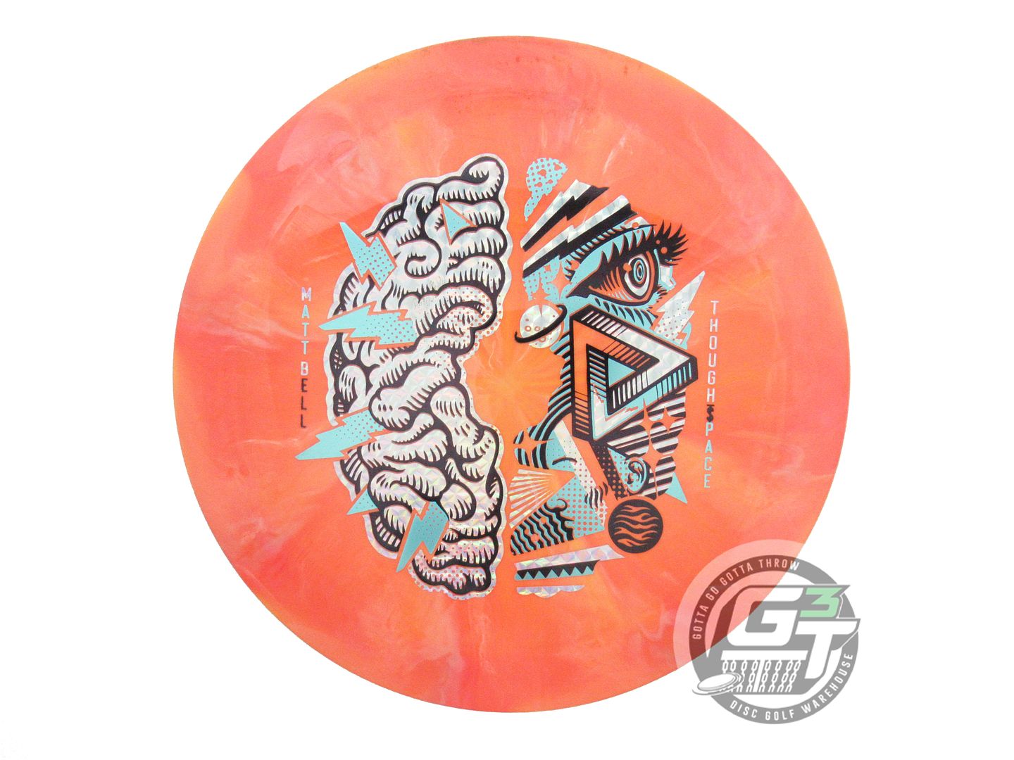 USED Thought Space [BELL] Nebula Aura Synapse 170g Orange-Pink Driver Golf Disc