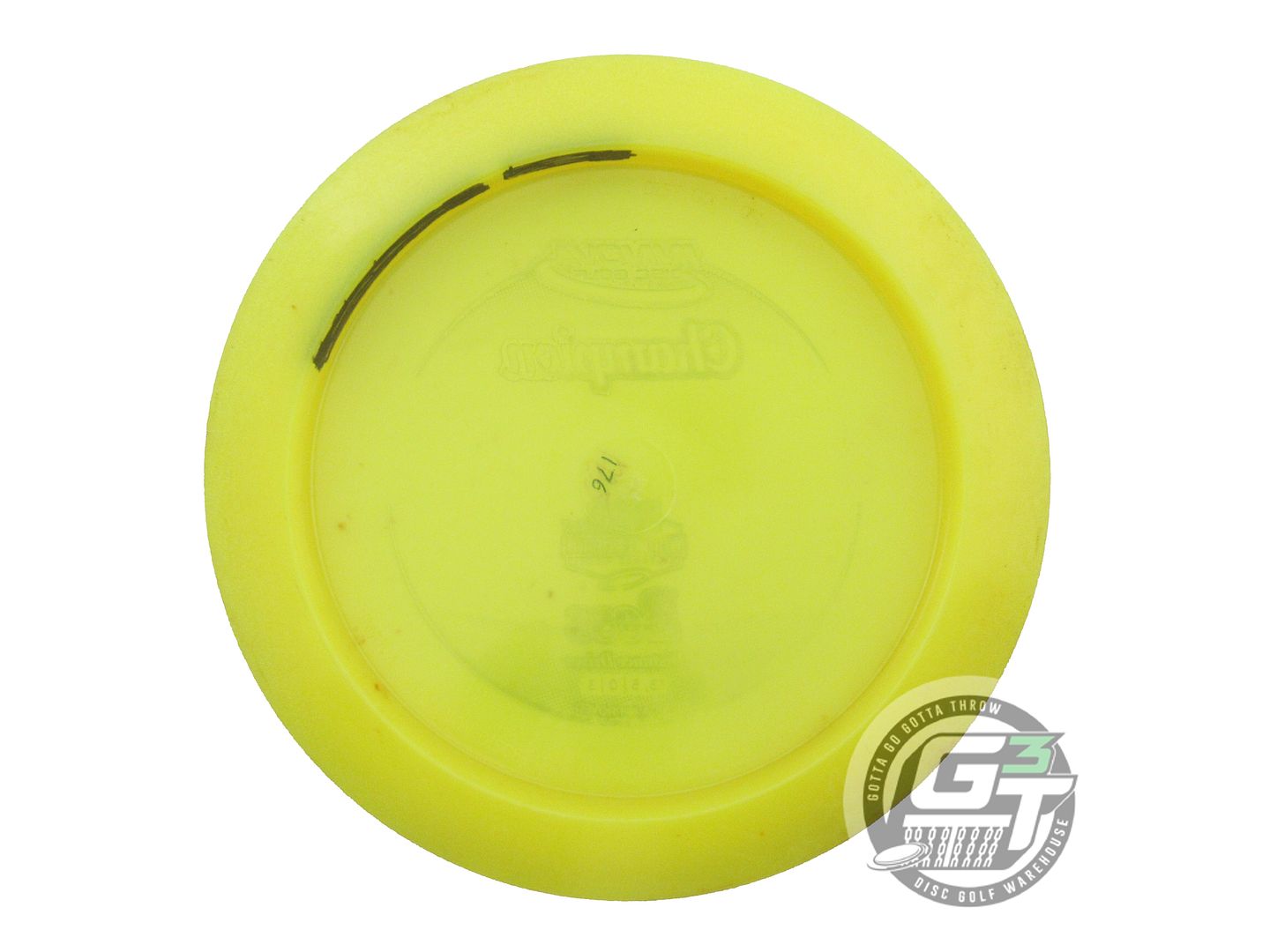 USED Innova Champion Boss 176g Yellow Silver Foil Distance Driver Golf Disc