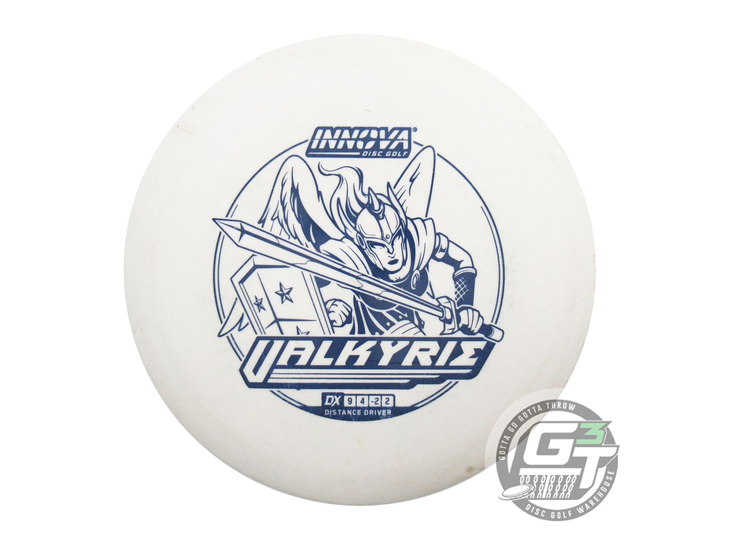USED Innova DX Valkyrie 170g White Blue Stamp Distance Driver Golf Disc