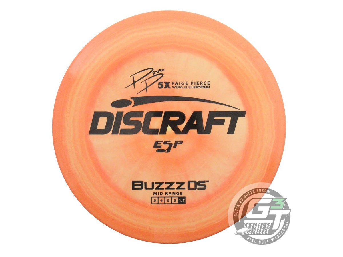 USED Discraft ESP Buzzz OS 176g Orange Black Stamp Midrange Golf Disc