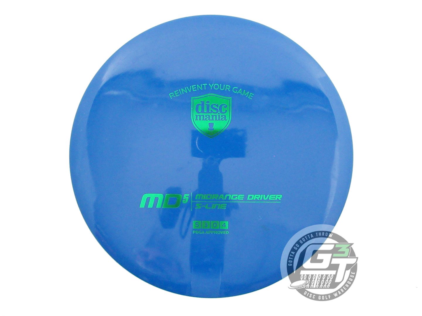 USED DiscMania S-Line MD5 173g Blue Green Foil Midrange Golf Disc