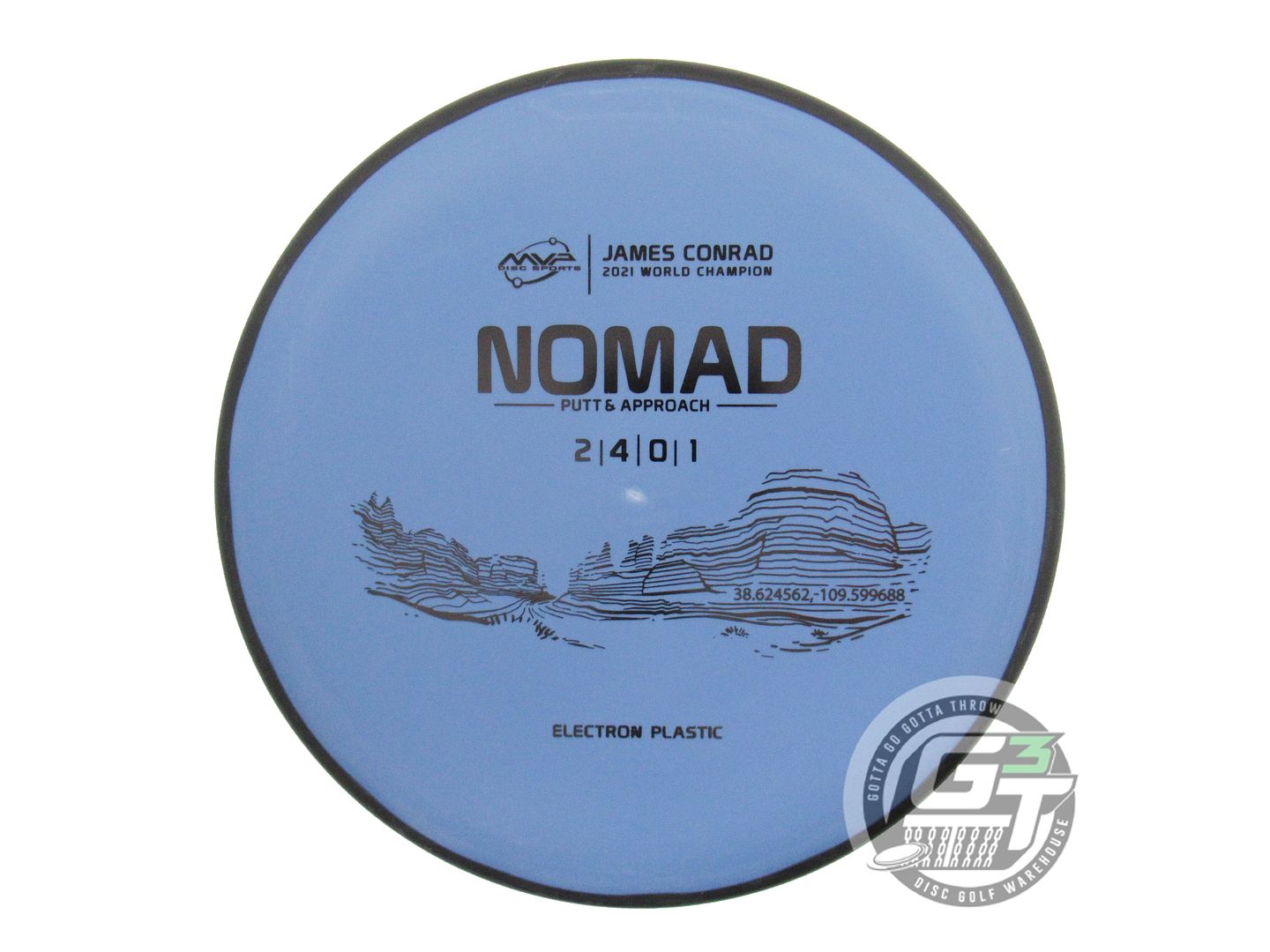 MVP Electron Nomad [James Conrad 1X] Putter Golf Disc (Individually Listed)