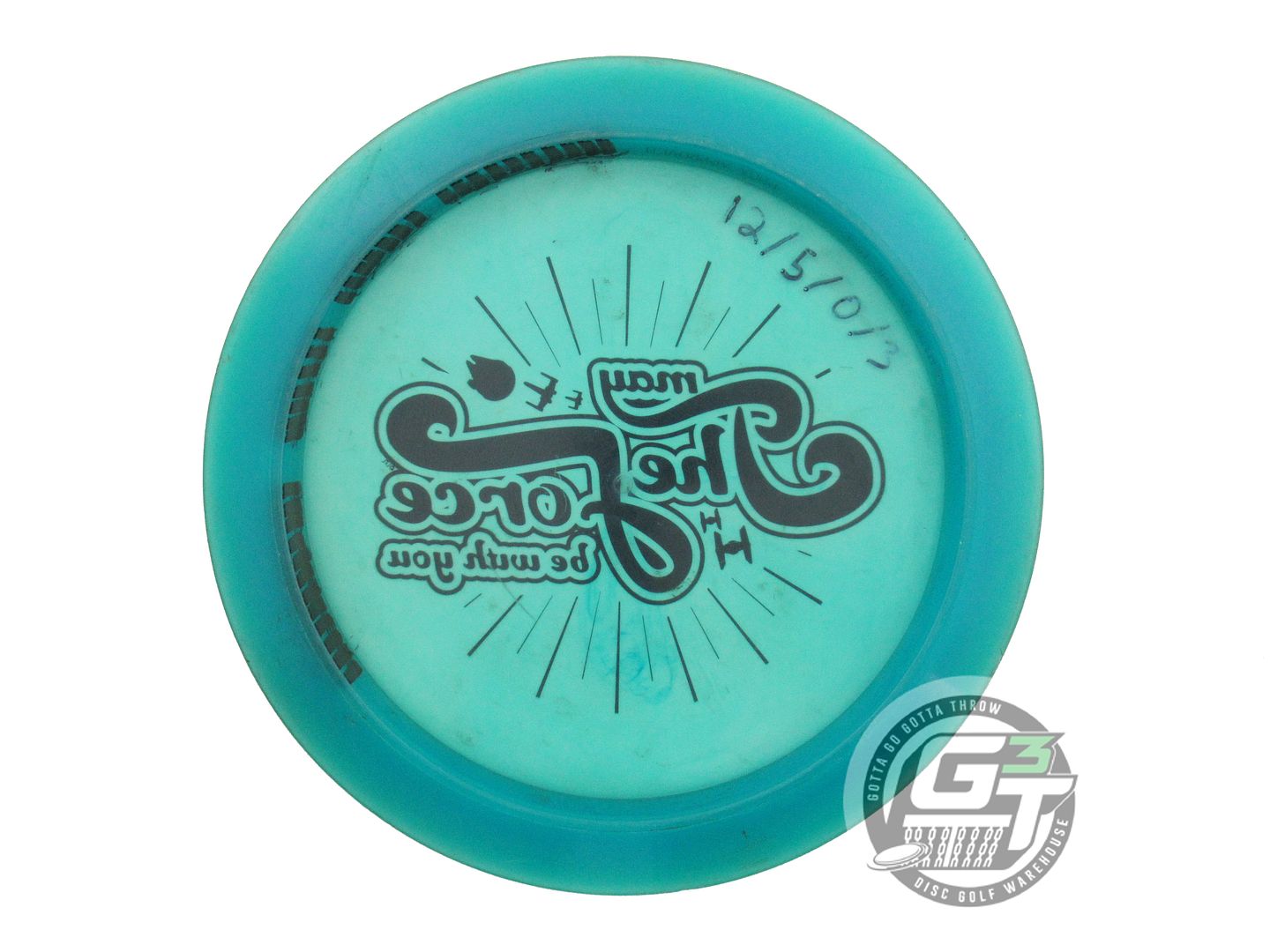 USED Discraft [STAR WARS] Z Force 174g Teal Black Stamp Distance Driver Disc