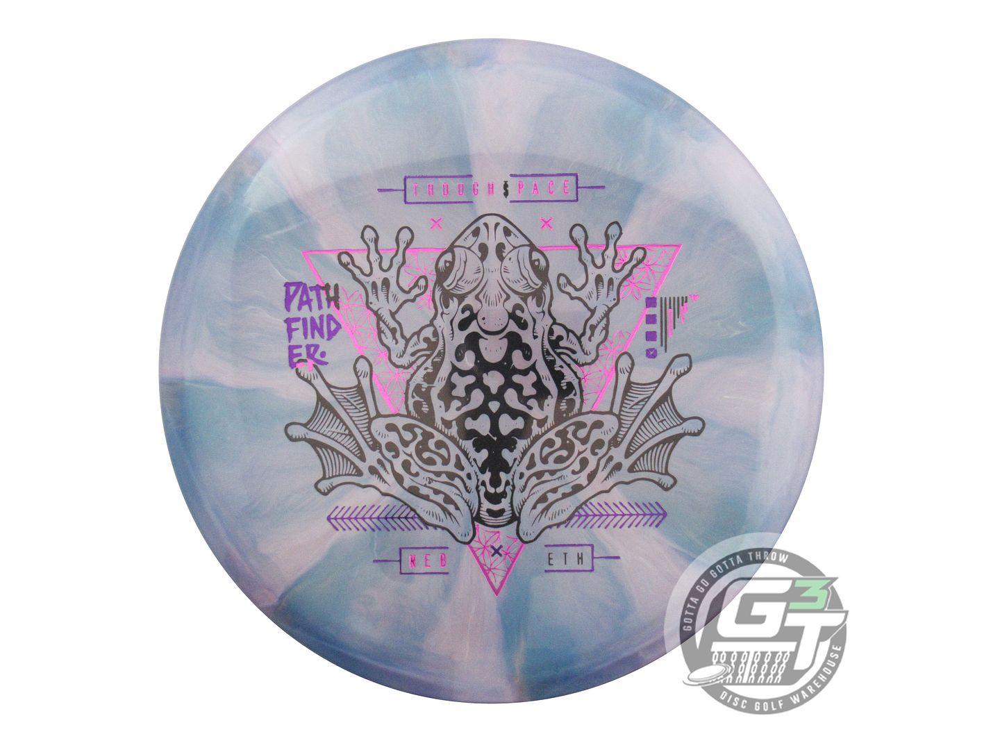 NOS Thought Space Nebula Ethereal Pathfinder 178g Blue-Lilac Midrange Golf Disc