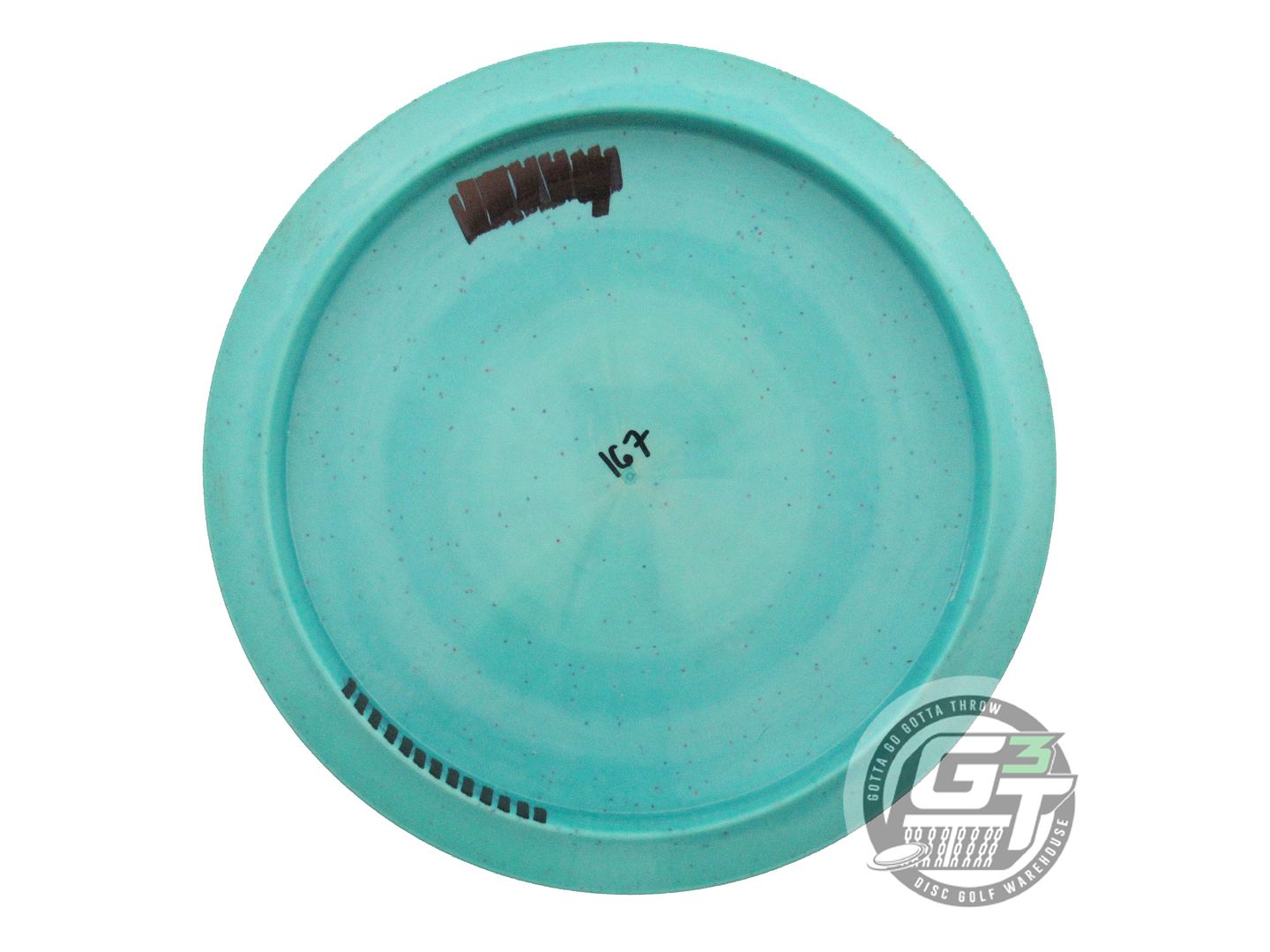 USED Discraft ESP Sparkle Raptor 167g Green Pink Heart Foil Driver Golf Disc