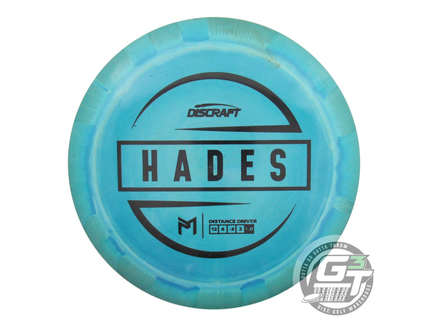 USED Discraft [McBETH] ESP Hades 172g Blue-Green Black Stamp Driver Golf Disc