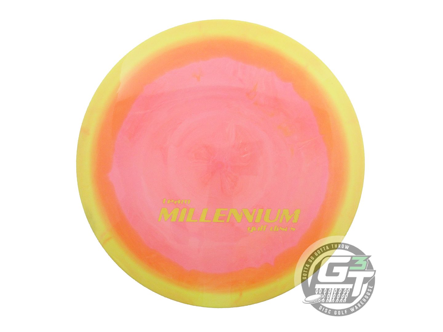 NOS TEAM Millennium Helios Sirius Vela 165g Yellow-Pink Fairway Driver Golf Disc