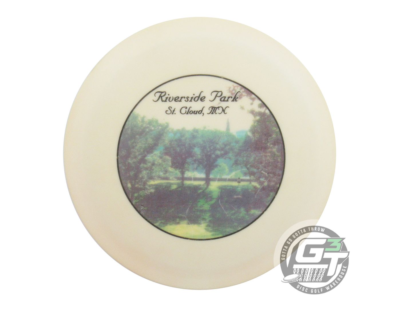 USED Discraft Elite X XS 167g Cream Rainbow Foil Distance Driver Golf Disc