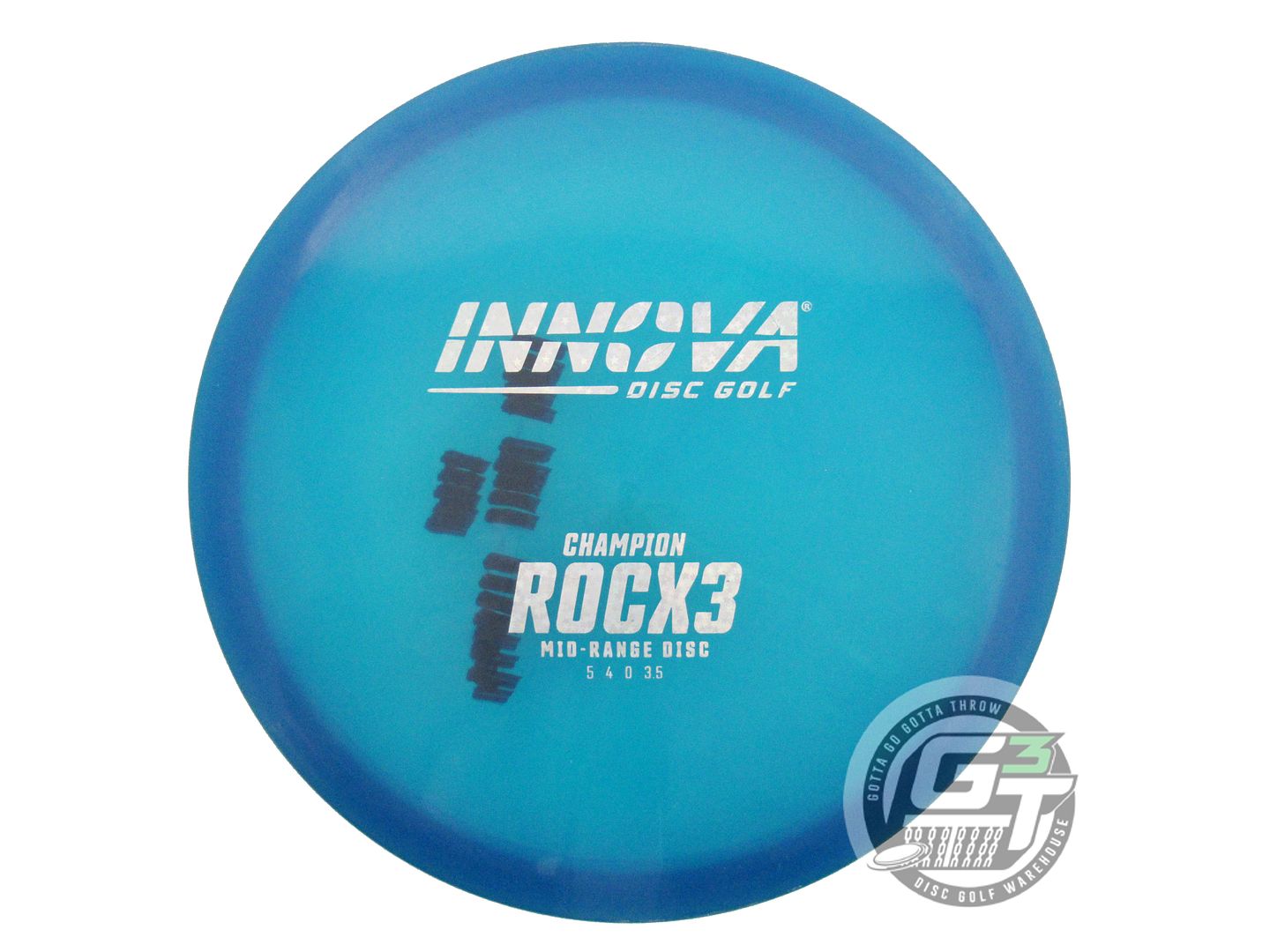 USED Innova Champion RocX3 180g Blue Holo Star Foil Midrange Golf Disc