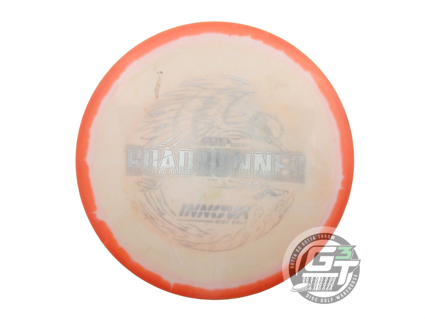 USED Innova Halo Star Roadrunner 169g Orange-White Distance Driver Golf Disc