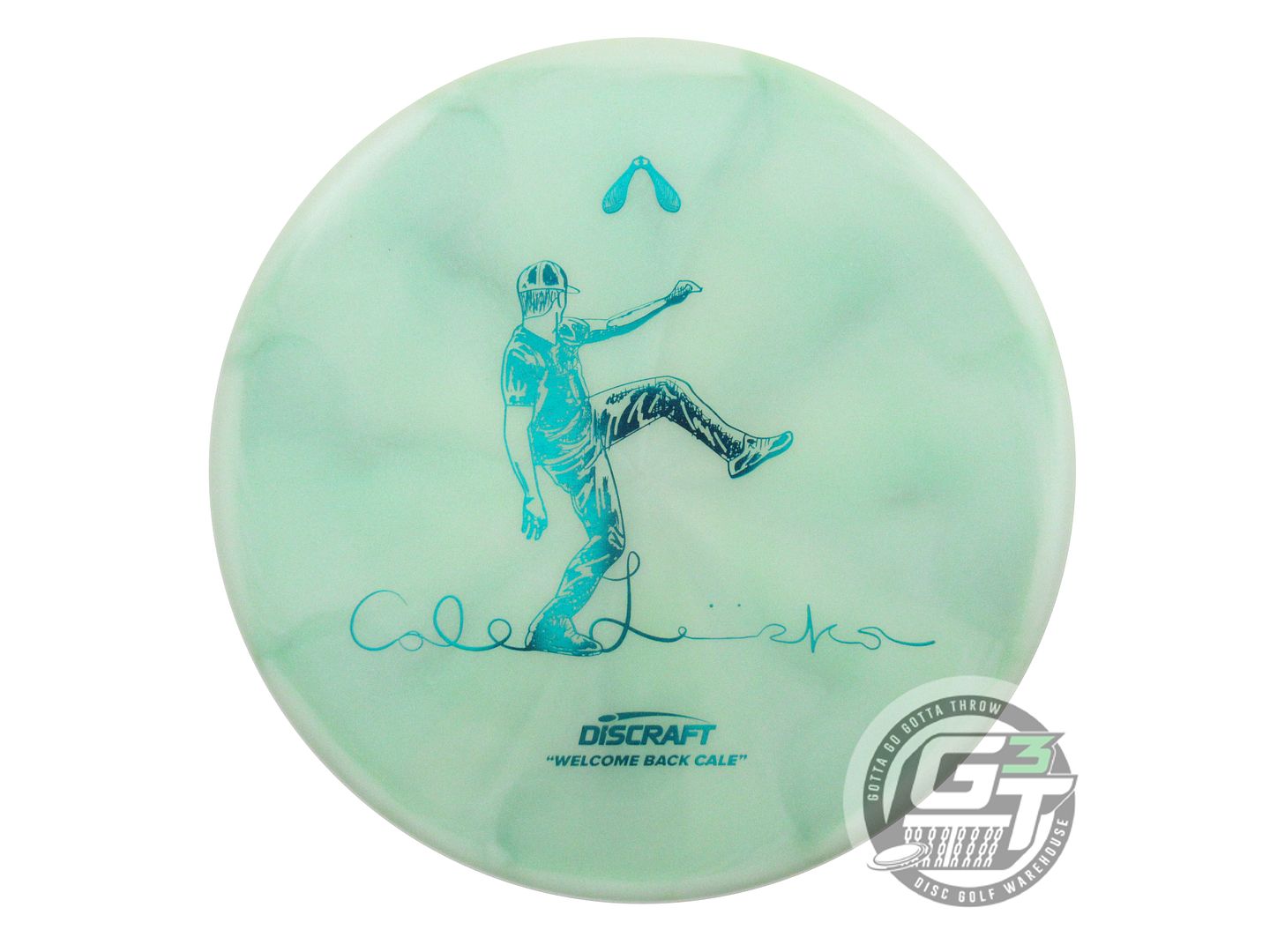 NOS Discraft [LEIVISKA] Swirl ColorShift Z Zone 174g Lt. Green Putter Golf Disc