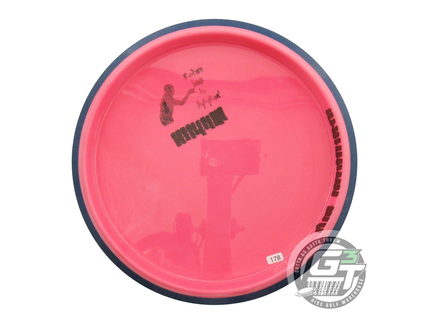 USED Axiom Discs Prism Neutron Pyro 178g Pink Blue Rim Midrange Golf Disc