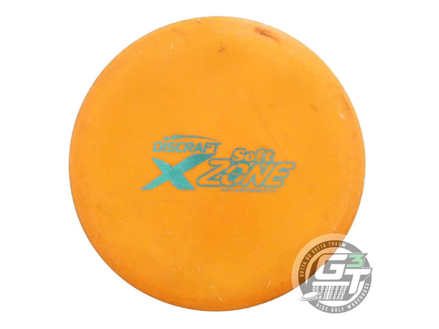 USED Discraft X Zone 170g Orange Teal Foil PUDDLE TOP Putter Golf Disc
