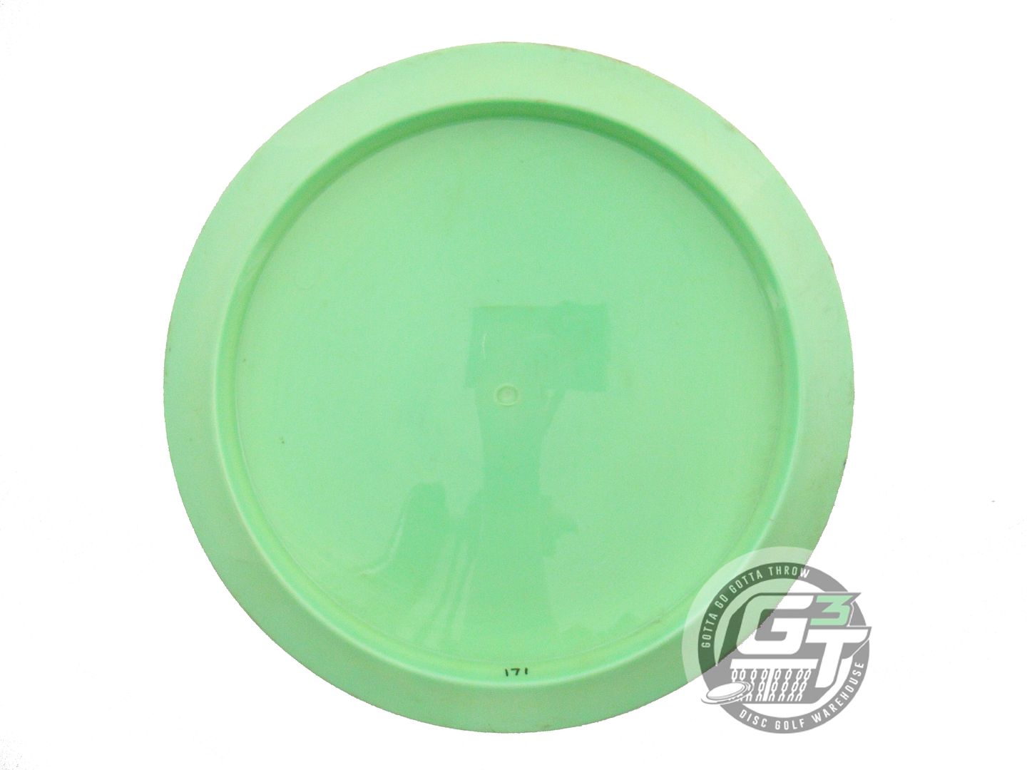 USED Thought Space Aura Construct 171g Lime Distance Driver Golf Disc
