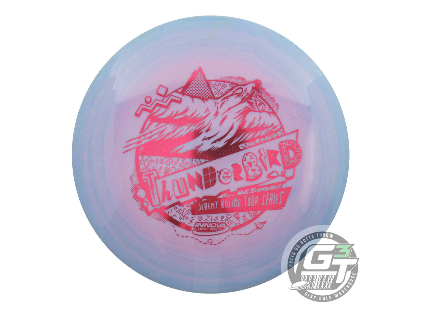 USED Innova [KOLING] Star Thunderbird 176g Teal-Pink Distance Driver Golf Disc
