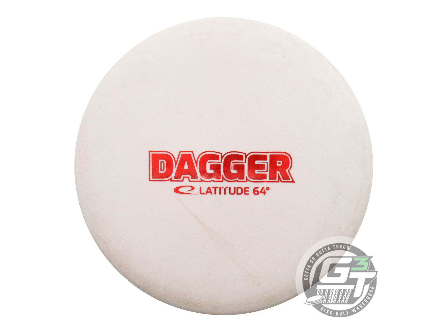 USED Latitude 64 Zero Hard Dagger 175g Pink Red Glitter Foil Putter Golf Disc