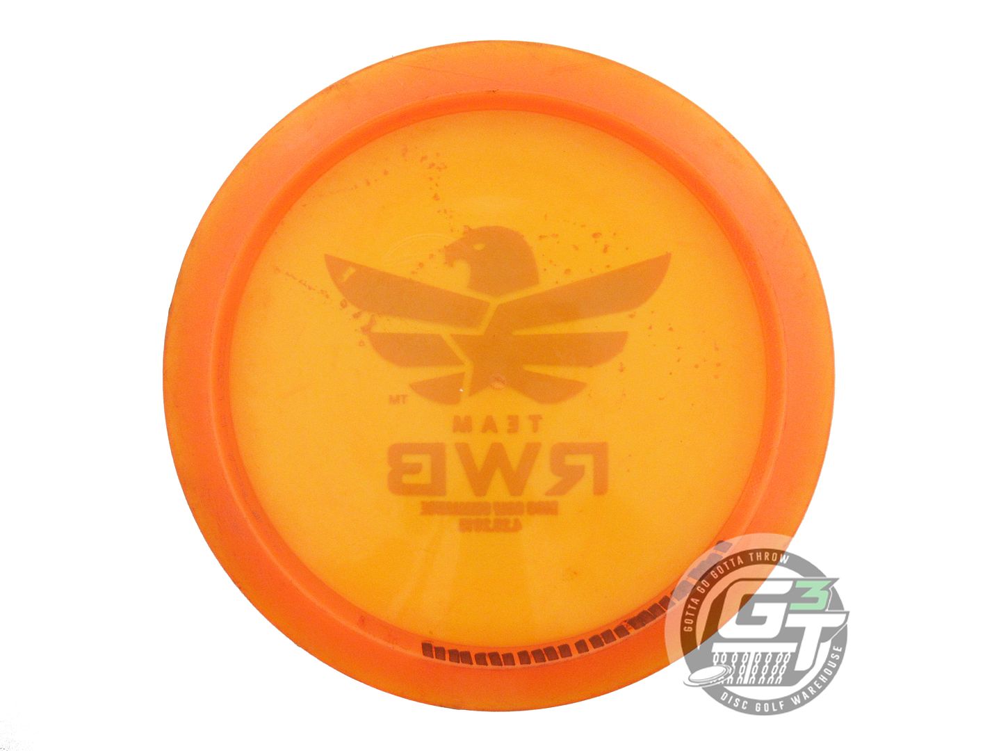 USED Discraft Z Predator 175g Orange Silver Foil OOP Fairway Driver Golf Disc
