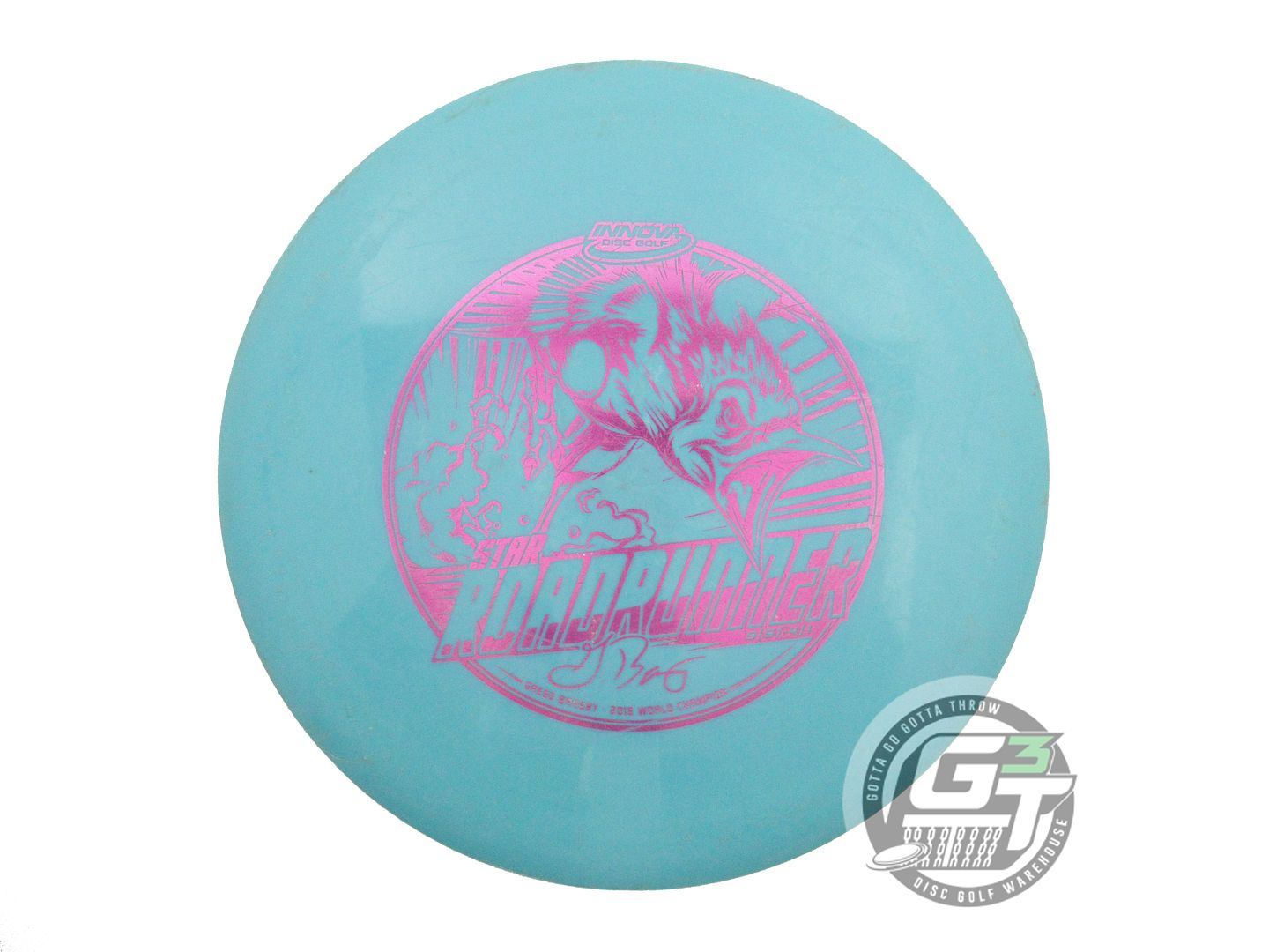 USED Innova [BARSBY] Star Roadrunner 174g Teal Magenta Foil Distance Driver Disc