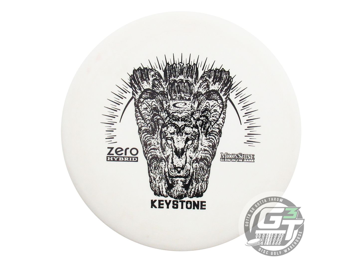 USED Latitude 64 Zero Hybrid Moonshine Keystone 174g Black Stamp Putter Disc