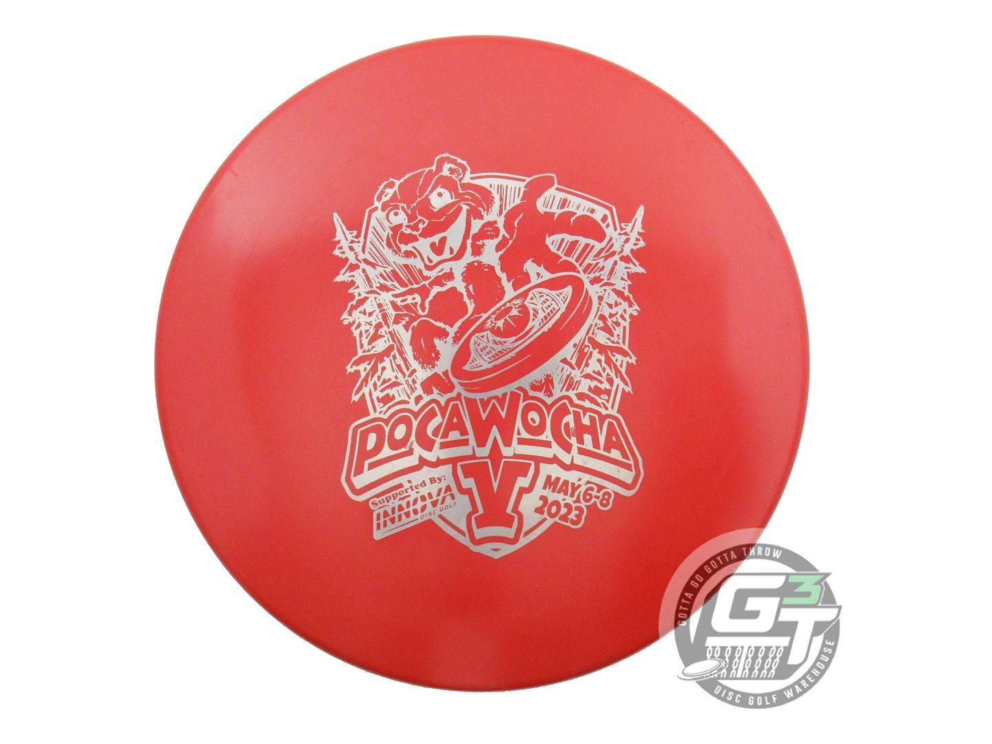 USED Innova GStar Polecat 173g Red Silver Stamp Putter Golf Disc